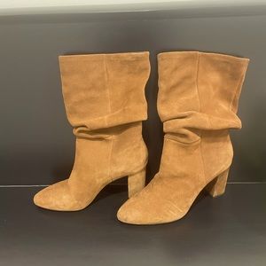 NWOT - Banana Republic - Mid Calf - Suede Slouchy Boots